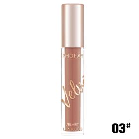 PHOFAY Velvet Lip Gloss (Option: 03)