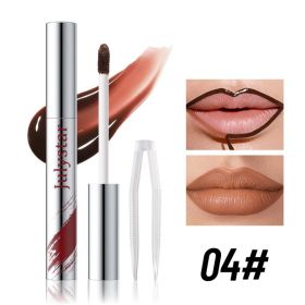 Long Lasting Peel Off Lip Liner, Matte Liquid Lip Stain Pencil, Waterproof And Smudge Proof Lip Plumper, Easy To Apply Lip Tattoo Makeup For Wome (Option: 4)