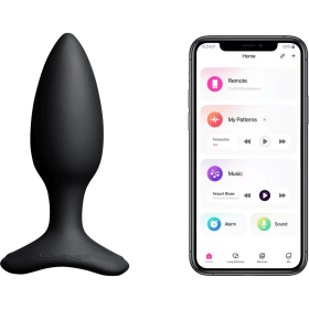LOVENSE Hush 2 Vibrating Butt Plug, Silicone Anal Vibrator for Men with Remote Control (size: 1.5 in)