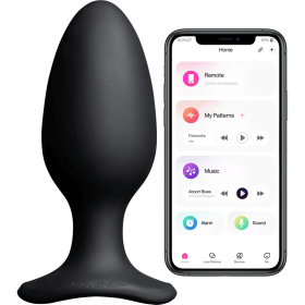 LOVENSE Hush 2 Vibrating Butt Plug, Silicone Anal Vibrator for Men with Remote Control (size: 2.25 in)