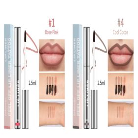Matte Finish No Stain On Cup Hook Line Lip Stick (Option: 2.5ml-Set3)